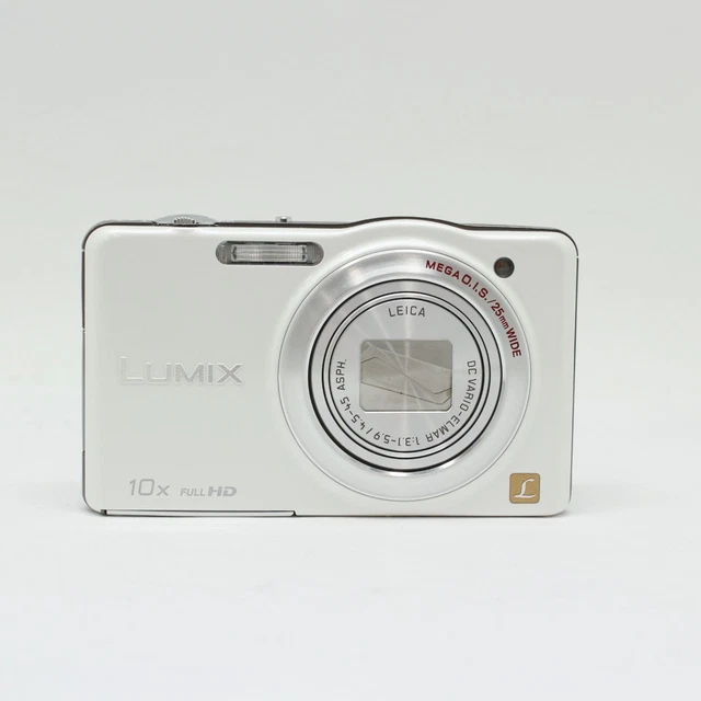 PANASONIC LUMIX DMC-SZ7 White Compact Digital Camera [No English
