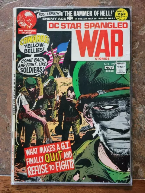 Star Spangled War Stories 159 DC Comics Silver Age VG+ 4.5 Bagged Boarded