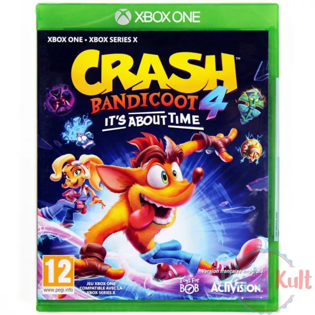 Jeu Crash Bandicoot 4 : It's About Time [VF] Xbox One / Series X NEUF Blister
