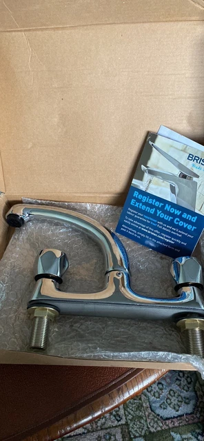 Bristan Club Deck Kitchen Sink Mixer Tap Chrome VAC DSM C MT