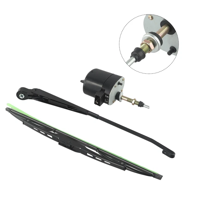 12V Windshield Wiper Motor Kit 105 Degree Efficient High
