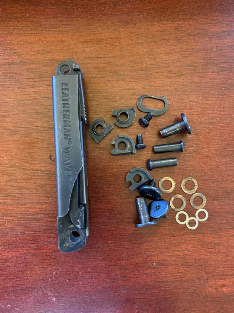 Parts from Black Oxide Leatherman Wave Gen 2: 1 Part for mods or repairs