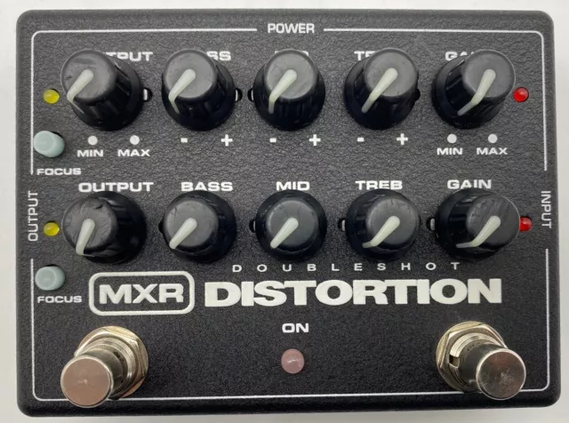 MXR Doubleshot Distortion 2-Channel Distortion/OD Pedal (VGC, FREE UK SHIPPING)