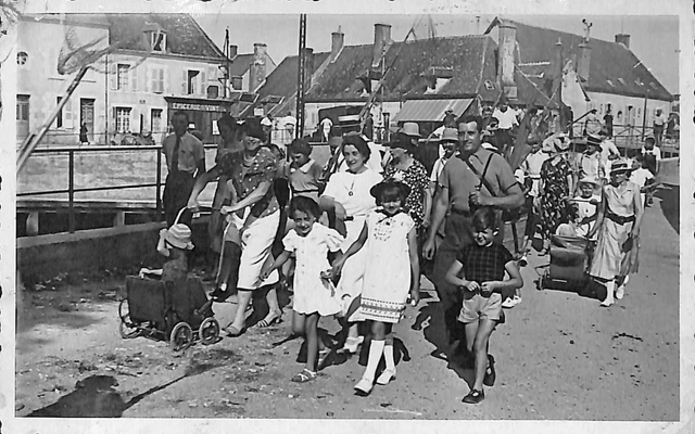 Chatillon-Coligny Carte Photo " Concours De Peche Du 4 Juillet 1936 ?? "