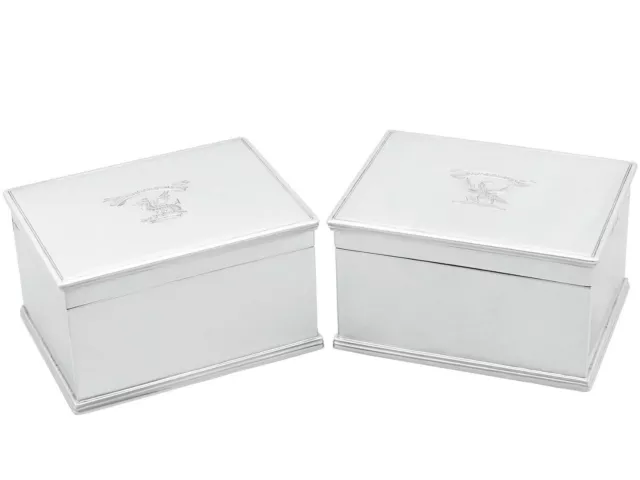 Antique George IV Sterling Silver Boxes