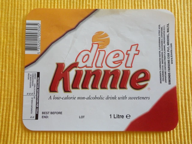 Vintage Malta Farsons Diet Kinnie Label