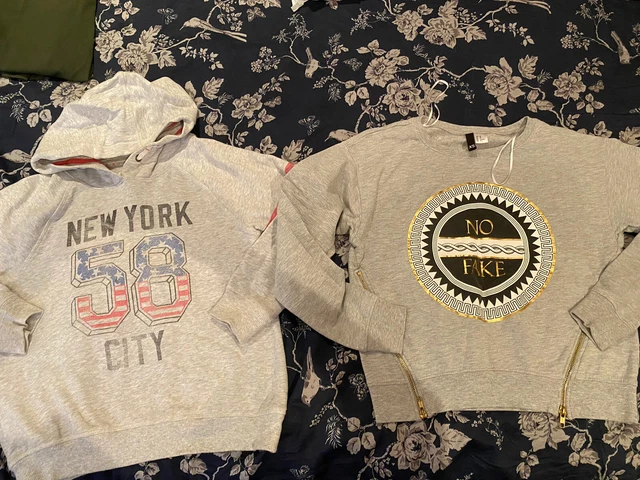 Girls hoody & sweat top bundle Next & H&M age 12 years, excellent condition