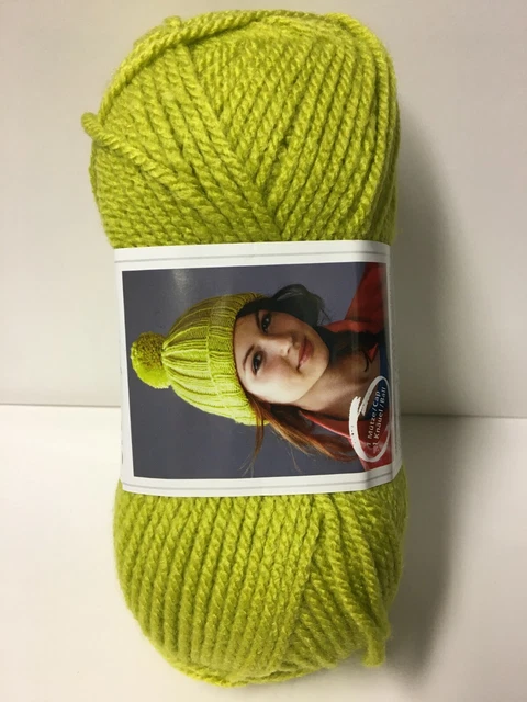 Lot De 5 Pelotes Laine Verte Pure 100g Portugal - Pour Tricot Et Crochet