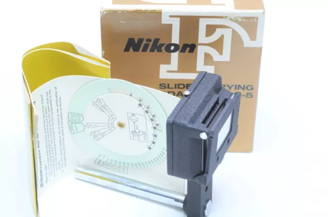 Nikon PS-5 Slide Copying Adapter For PB-5, PB-4  * Mint*