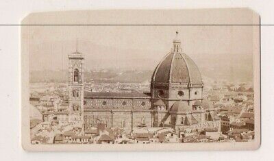 Vintage CDV Florence Cathedral Duomo di Firenze Florence Italy Giacomo Brogi  Ph