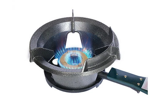 High-Pressure LPG Wok Burner Cooker With Regulator & Hose - Outdoor Cooking, Stir Fry, Commercial Use (Auscrown HPA100LPB)