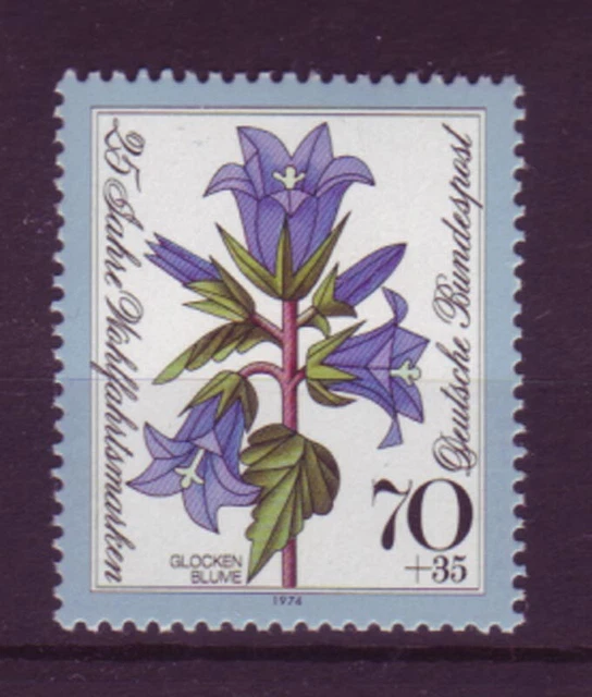 Bund 821 DD mit Doppeldruck 25 Jahre Wohlfahrtsmarken 70+ 35 Pf postfrisch /1