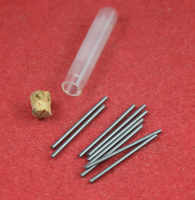 GERMAN WW2 WEHRMACHT Nco Mechanical Pencil Lead Set Small Glass Vial