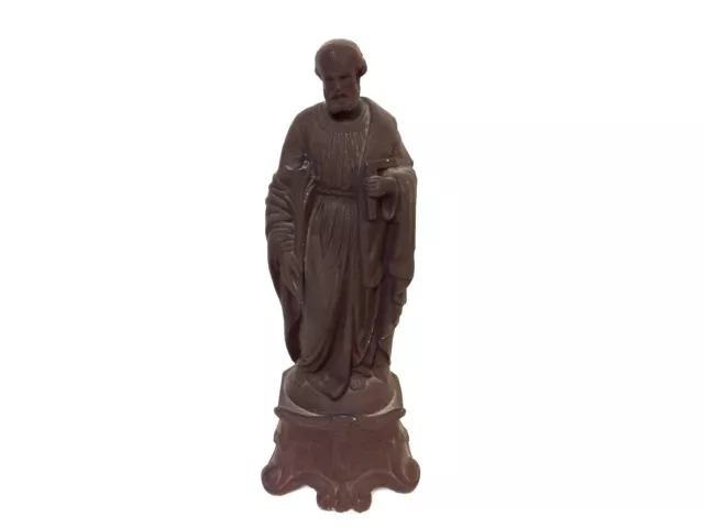Parian Ware White Bisque 12" Saint Joseph Figurine Statue M&p Antique Religious