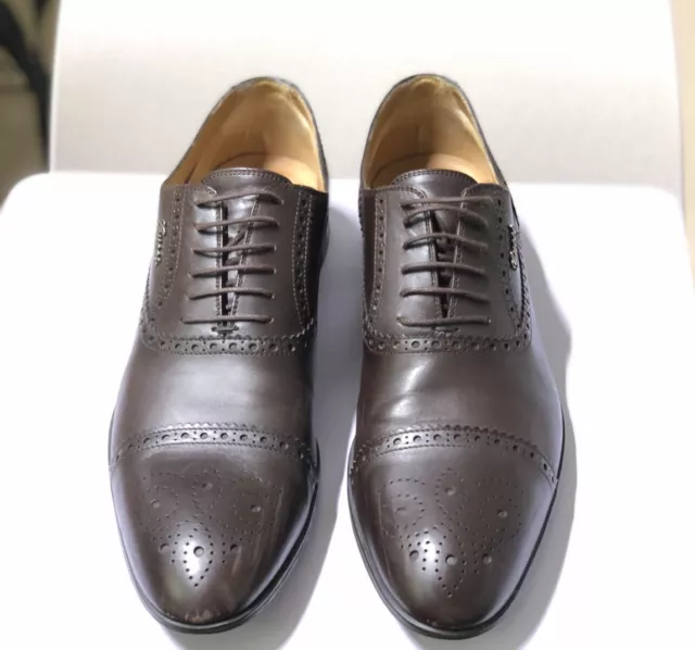 GUCCI Mens Brown Leather Business/Dress Shoe Size AU 10/US11