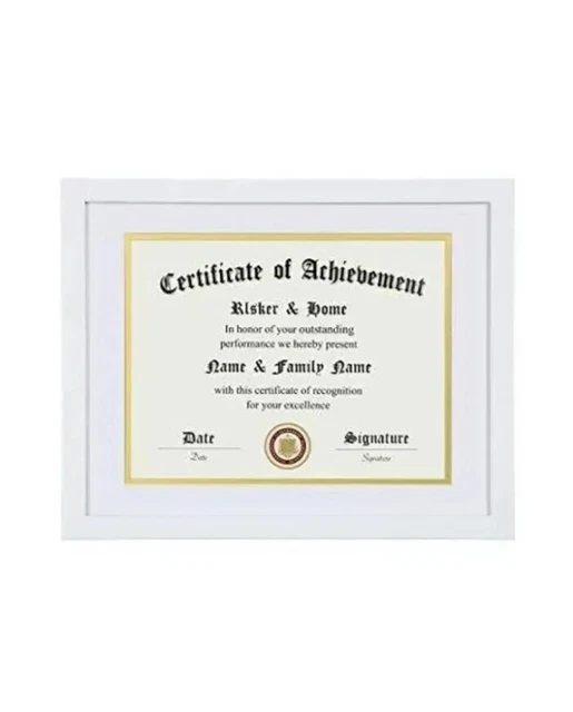 ELSKER & HOME 11x14 Diploma Frame 8.5x11 Certificate&Document with Mat