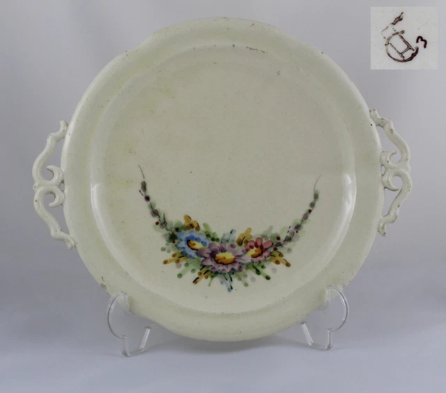 Antigua BANDEJA de Porcelana CH Manises, principios de siglo XX  España  c.1900