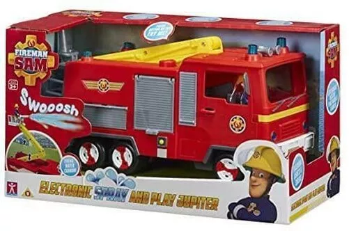 Jeu Fireman Sam Camion Jupiter Pro De Sam Il Pompier Jouet pour Enfants