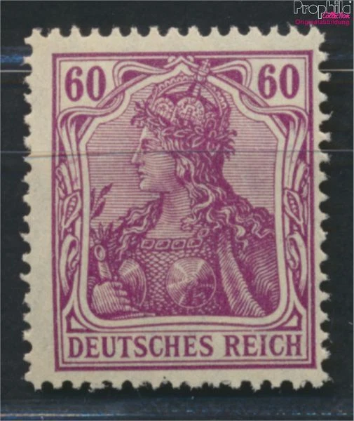 Allemand Empire 92II b testés, guerre d'impression neuf avec gomme or (9958684