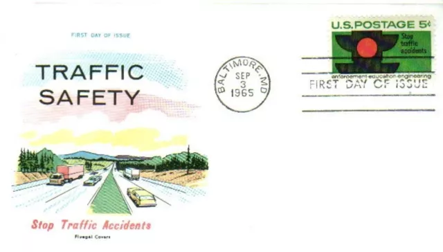 FLUEGEL 1272 Traffic Safety Stop Traffic Accidents! Baltimore Maryland