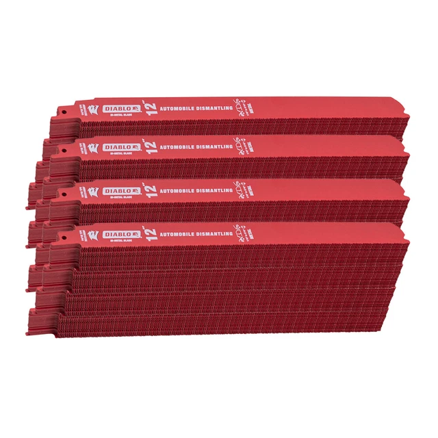 200 PK 12 inch 14/18 TPI Diablo Steel Demon Bi-Metal Saw Blade for Medium Metal