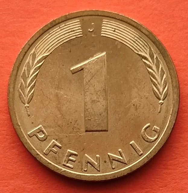 Moneta  Germania    1 Pfennig , del 1995  ,  circolata
