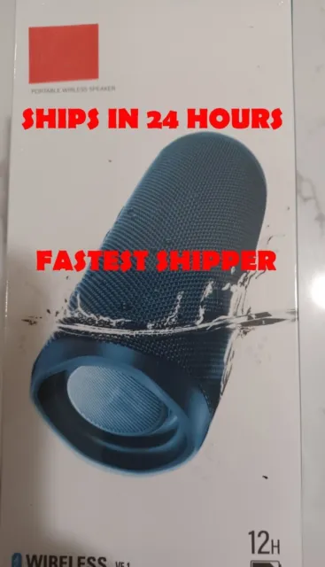 Portable Bluetooth Speaker Waterproof BLUE SHIPS IN 24 - compare to JBL FLIP_6