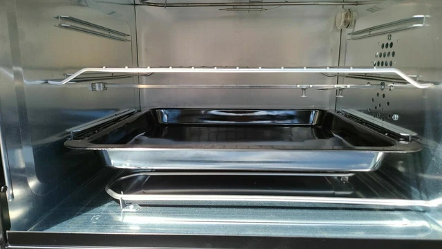 LUXELL Forno Elettrico Ventilato 70 LT Pizze Piatti Pollo Cottura 4 Manopole 4