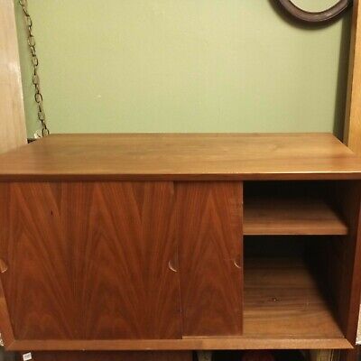 Vintage Mid Century free standing wall unit section cado poul cadovius chest