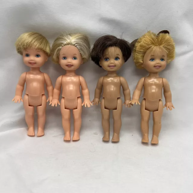 Mattel Barbie Tommy Doll Lot Of 4 Dolls TLC nude Some Damage Lot 3