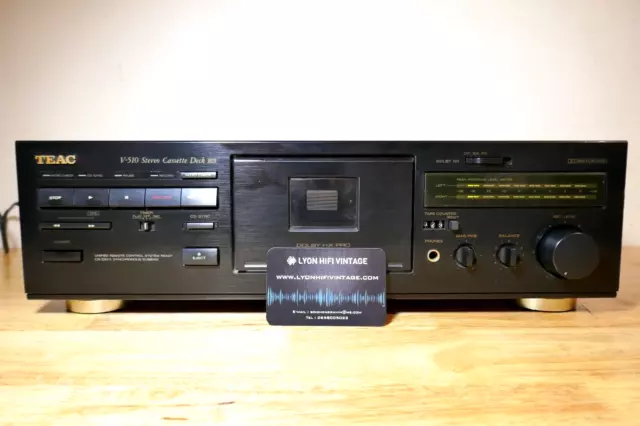 Lecteur De Cassette Stereo Cassette Deck Teac V-510 / Vintage Tape Deck