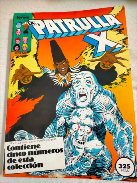 Patrulla X - Retapado - 5 Numeros - 37,38,39,40 Y 41 - Marvel Comics Forum 1985