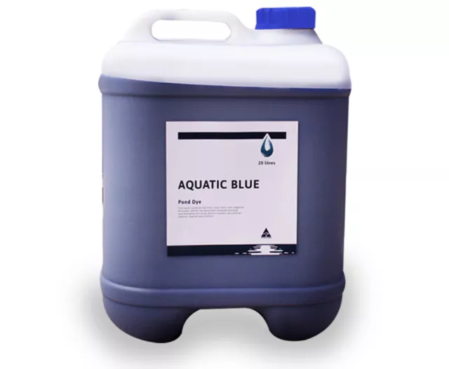 Aquatic Blue 20L Aquatic Weed & Algae Growth Suppressant & a Water Colourant