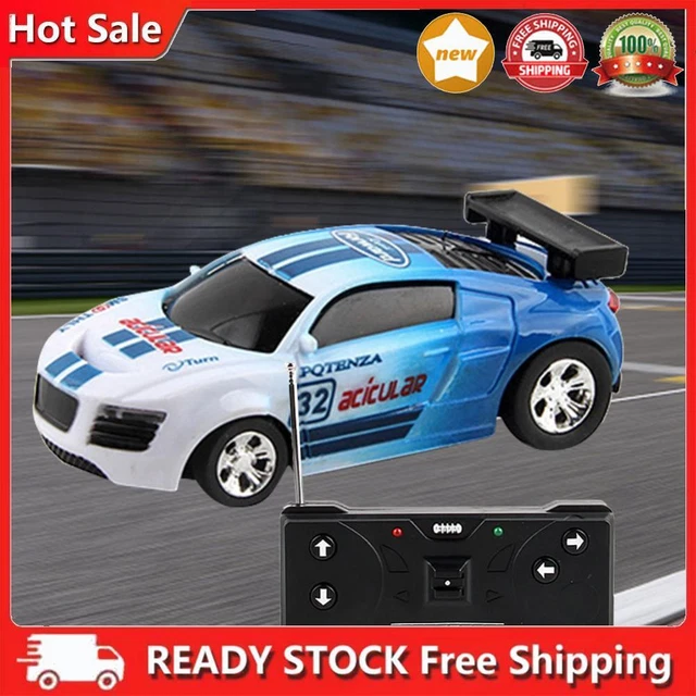 COKE CAN MINI Cans RC Car with Roadblocks RC Racing Car Car Model