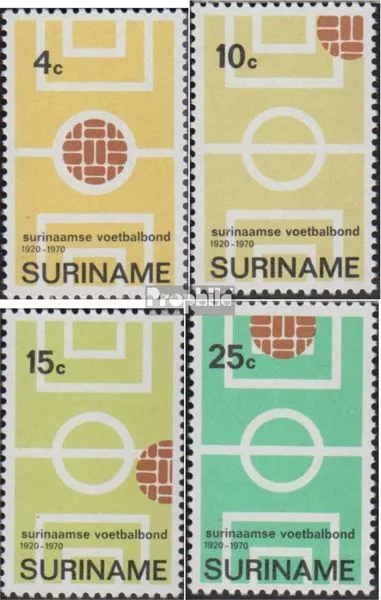 suriname 584-587 (complete issue) unmounted mint / never hinged 1970 Surinamisch