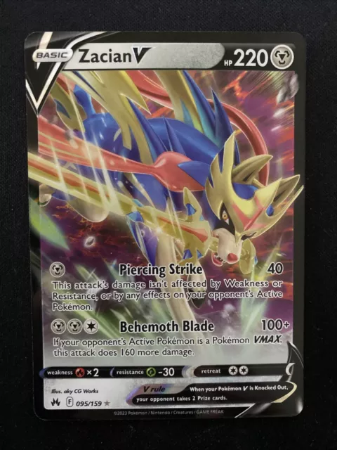 ZACIAN V SWSH292 (Shiny) SWSH Black Star Promo Pokémon Card $4.00