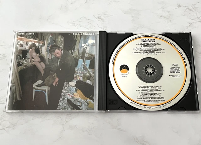 TOM WAITS, SMALL Change,1976 Asylum Records 7E-1078 CSM Rock Jazz