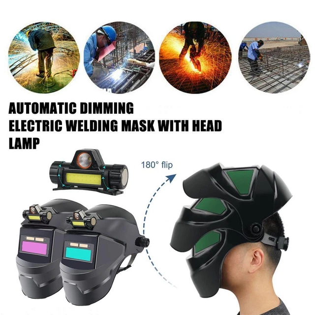 Solar Auto-Darkening Welding Mask Welding Helmet Argon Welding Arc Helmet J7G5