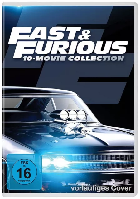 Fast & Furious - 1-10-Movie Collection # 10-DVD-NEU