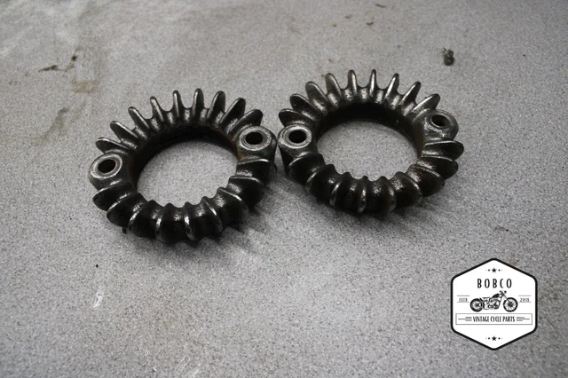 1972 Honda CL450 Scrambler EXHAUST CLAMPS O1-4888.LT
