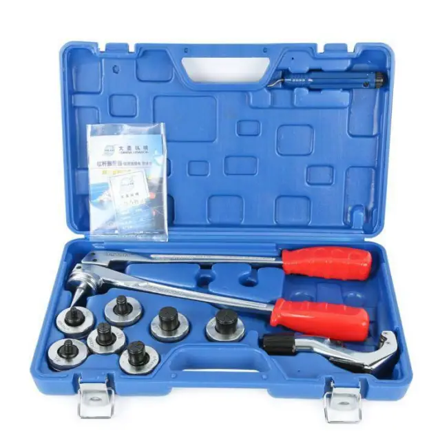 CT-100A Hydraulic Tube Expander 7 Lever Swaging Plumbing Kit HVAC Tool Pipe