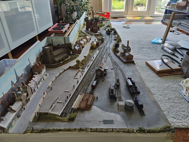 EMSDALE N GAUGE Model Railway Exhibition Layout - Complete Package £ ...