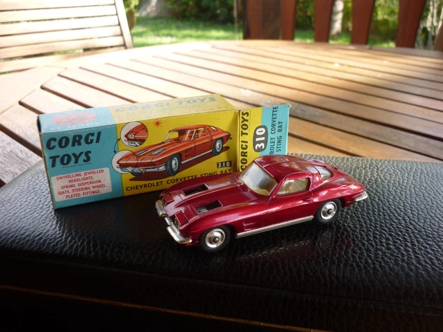 La Chevrolet Corvette Sting Ray Miniature De Corgi Toys Au 1 43e Incomplete 16192
