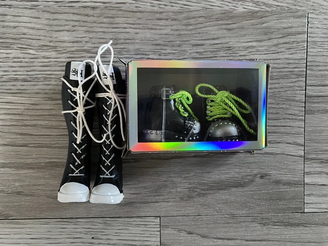 Rainbow High Shadow High Vision Neon Harley Limestone Spare Boots Shoes Set New