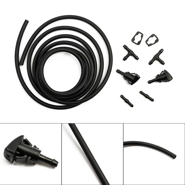 Buses Lave-glace Avant Pour Peugeot 308 (2008-2013) Et 407 (2003-2010) - Lot De 2, Noir, Remplacement Facile - 3
