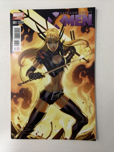 MARVEL Mexico EXTRAORDINARY X-MEN #1 J. Scott Campbell Variant  | RARE