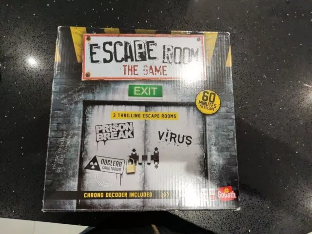 Escape Room The Game 3 Thrilling Escape Rooms Part Opened With Decoder Complete