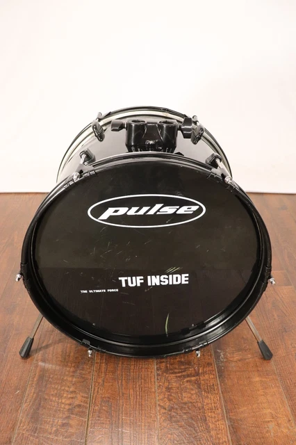 Pulse 11x16 Junior Bass Drum Black Wrap Pulse 11x16 Junior Bass Drum Black Wrap