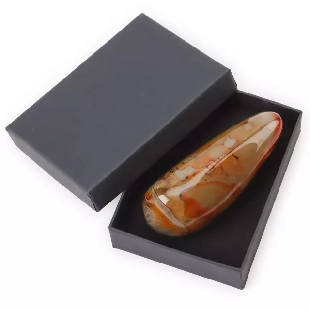 Natural Polished Silk Banded Lace Agate Crystal Sardonyx Carnelian Palm stone