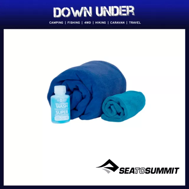 Sea To Summit Tek Towel Wash Kit - Cobalt